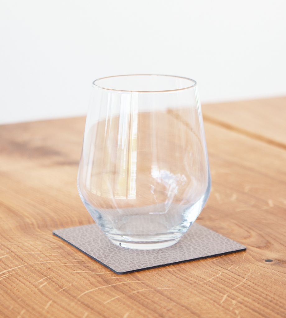 Lind DNA Glass Mat Square Hippo Warm Grey