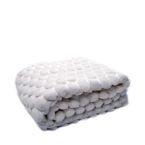 Ceannis Pläd Egg Vit