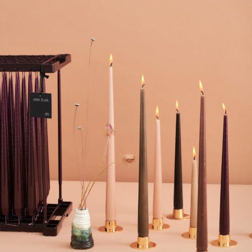 Ester & Erik Ljusstake Blank Mässing 1st