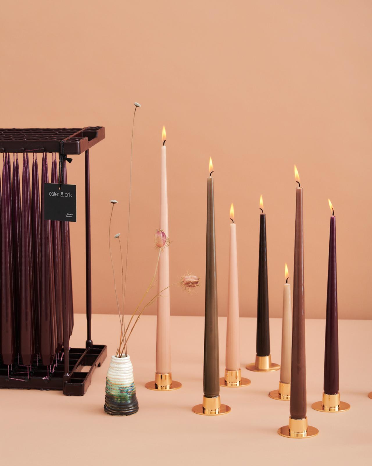 Ester & Erik Ljusstake Blank Mässing 1st