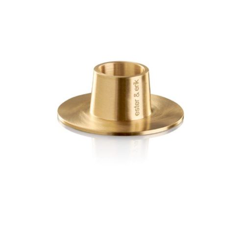 Ester & Erik Ljusstake Borstad Mässing 1st