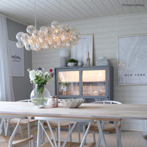 By Rydèns Gross Bar Taklampa, Amber