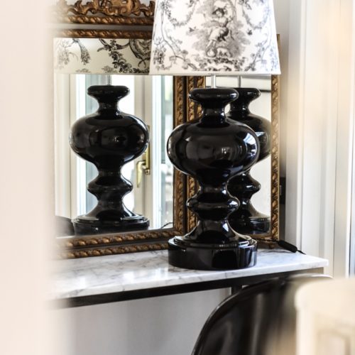 Lampfot Signature Svart