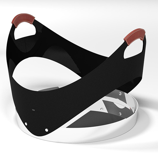 Rais Carry Svart Med Brunt Läderhandtag