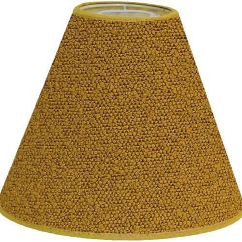 Boucle Lampskärm Guldgul