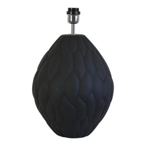 Honeycomb Lampfot svart, matt