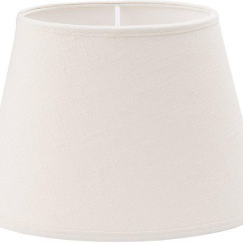 Lampskärm Oval lin offwhite