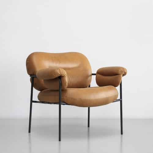 Fogia Fåtölj Bollo Vintage Cognac