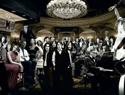 Tavla True Legends med svart ram