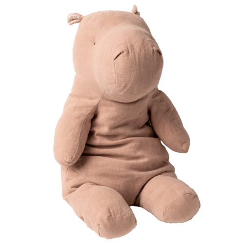 Maileg Safari friends, Big Hippo - Dusty Rose