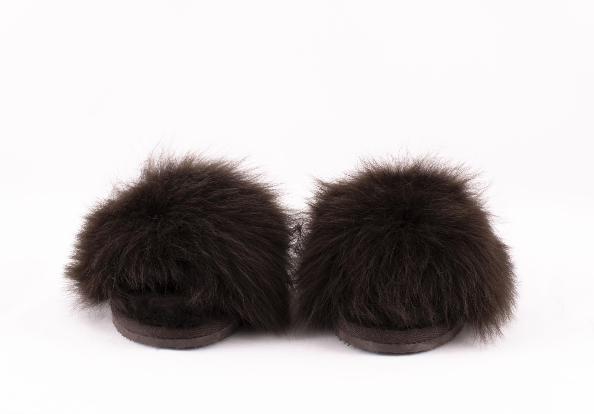 Shepherd Fårskinnstoffel Tessan Svart - Bild 3