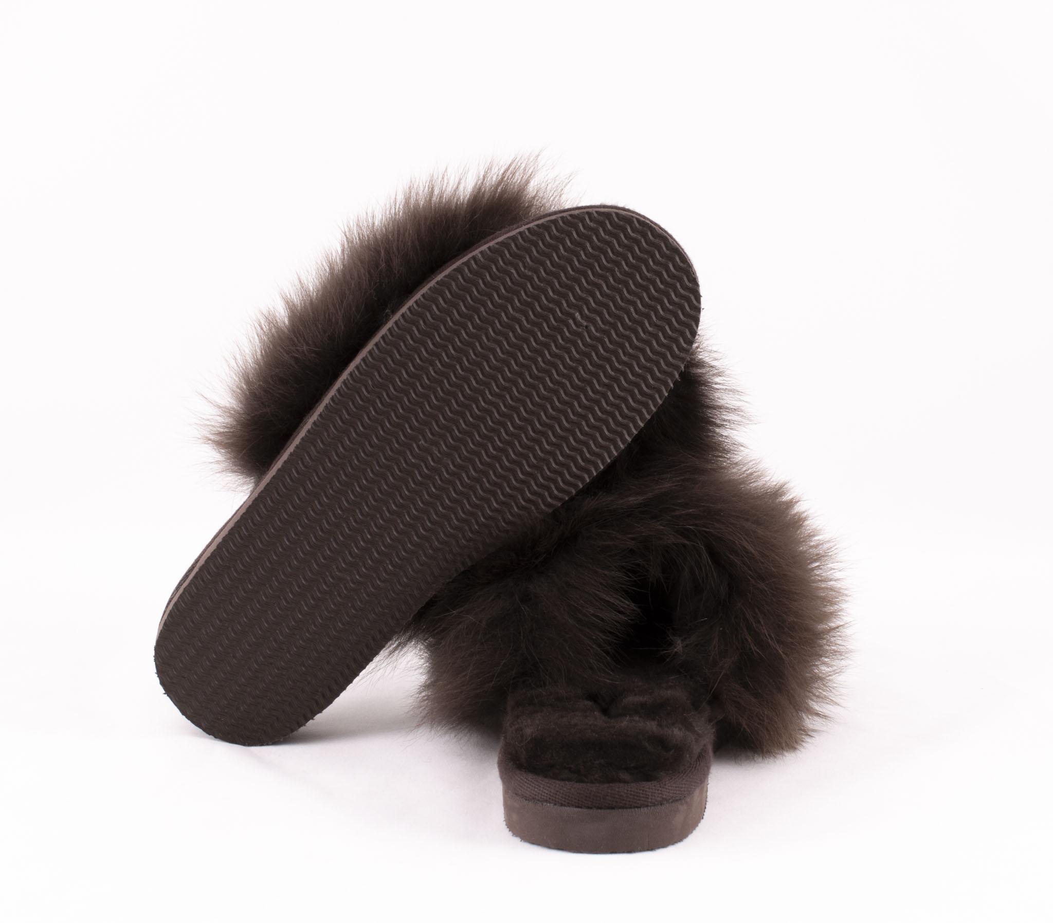 Shepherd Fårskinnstoffel Tessan Svart - Bild 4