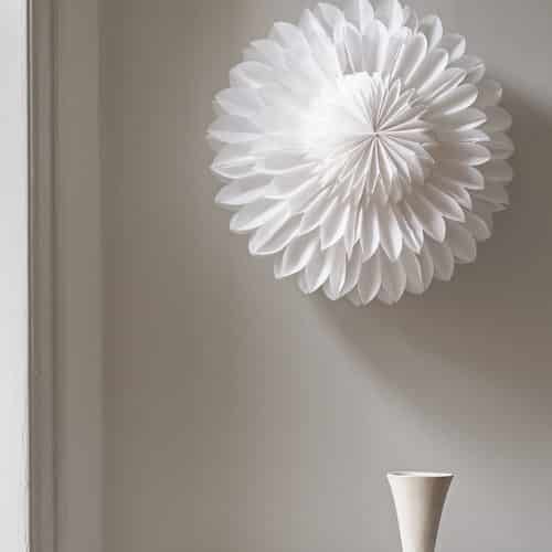 Watt & Veke Adventstjärna Lotus 44 white