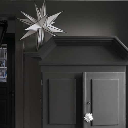 Watt & Veke adventsstjärna Sputnik 60 Vit/Svart