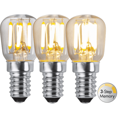LED-LAMPA E14 ST26 CLEAR 3-STEP MEMORY