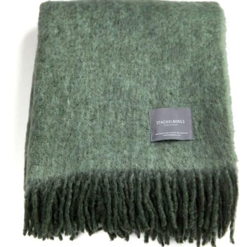 Stackelbergs Pläd Mohair Moss & Green Melange