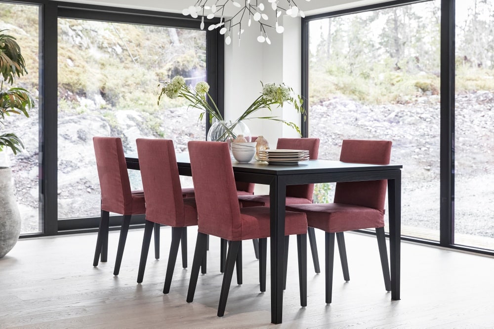 Englesson Matbord, inkl 2 ilägg Edge Black Oak - Bild 2