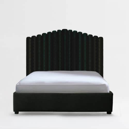 Grön sänggavel 120cm