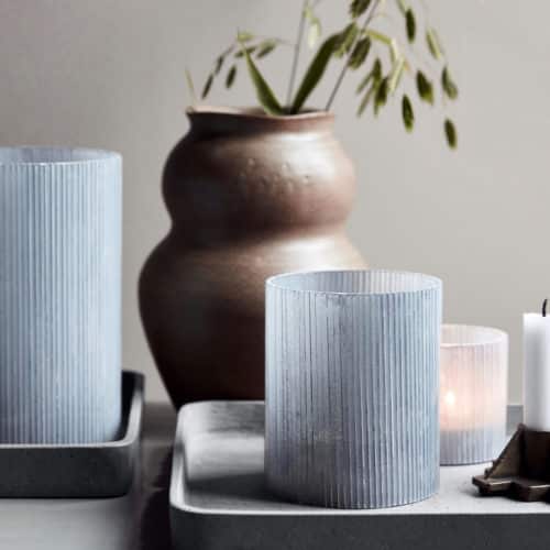 House Doctor Ljuslykta Mirr 12,5cm - Frostgrå