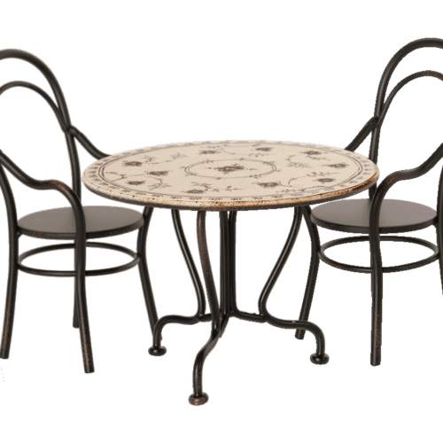 Maileg Matbord, Set med 2 stolar