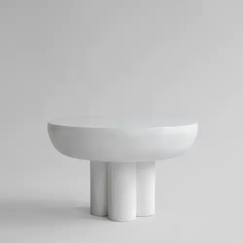 101 COPENHAGEN Crown Table, Low - Bone White