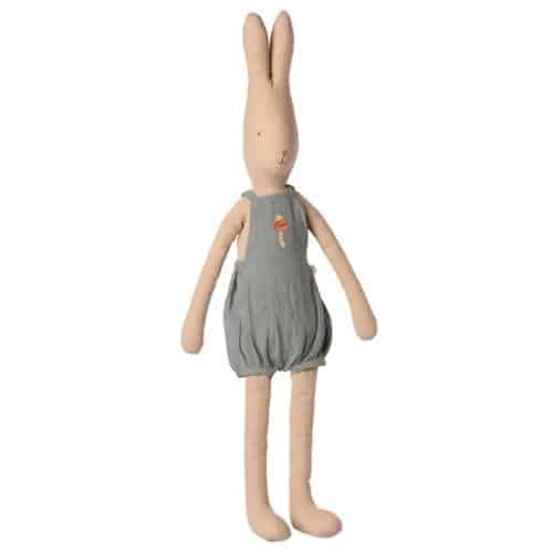 Maileg Rabbit Size 5 - Overall Dusty Blue