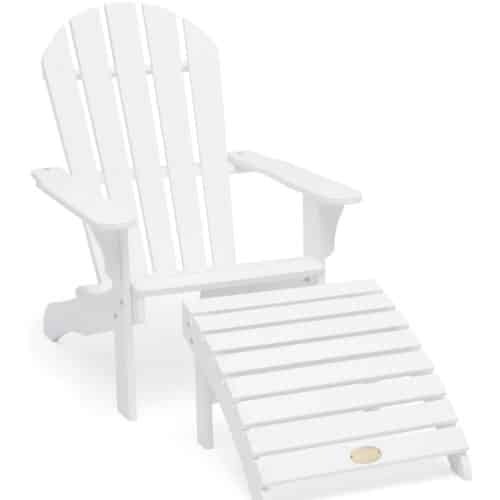 Tennessee Däcksstol - Vit