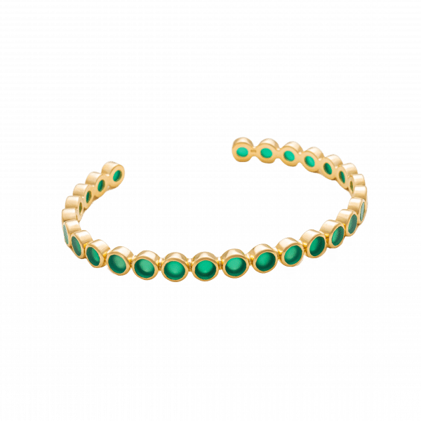 Hilke Armband Bangle, La Moda Verde, Guld