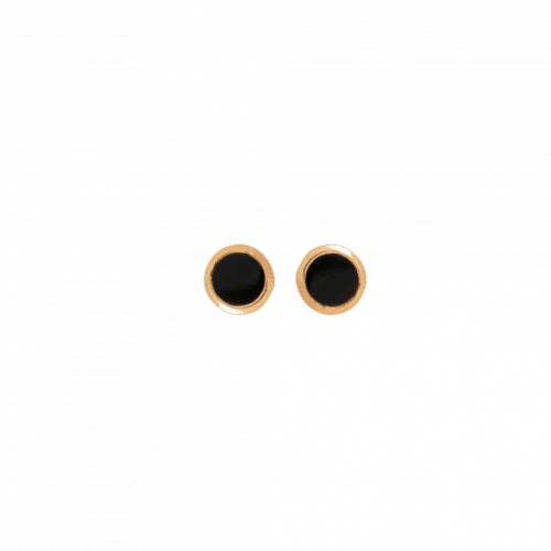 Hilke Örhängen La Moda Nero, Guld