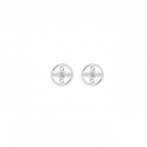 Hilke Örhängen Anima Gemella, Silver