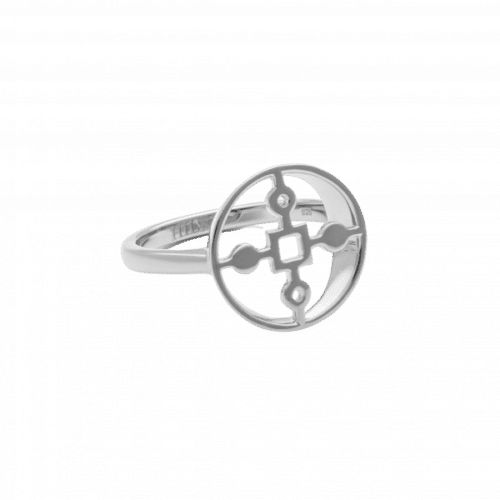 Hilke Ring Anima Gemella 2, Silver