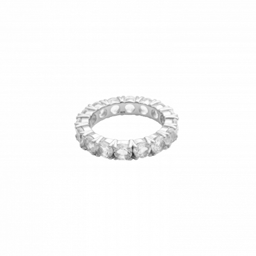 Hilke Ring La Moda Bianco, Silver