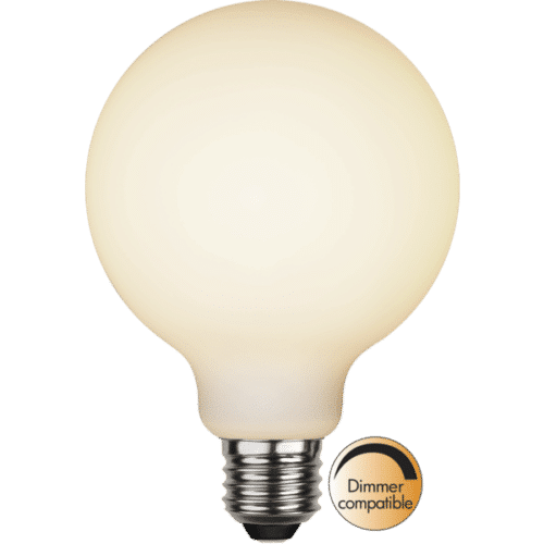 LED-LAMPA E27 G95 OPAQUE DOUBLE COATING