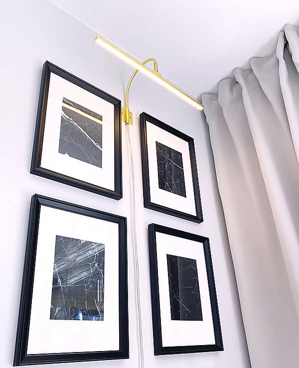 Aneta Lighting Tavelbelysning Miro dimbar Guld - Bild 3