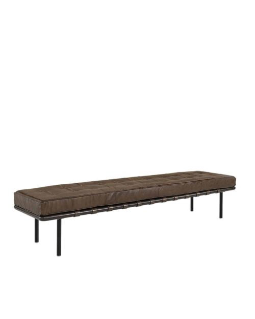 Artwood Princetown Bänk i Läder 163 cm