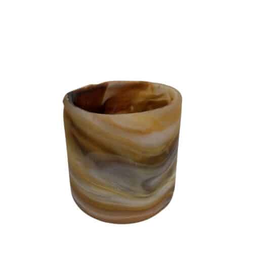 Ljuslykta Alabaster 10x10cm