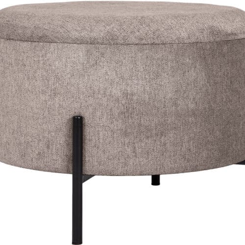 NFG SYSSNA puff med förvaring, ljusbrun