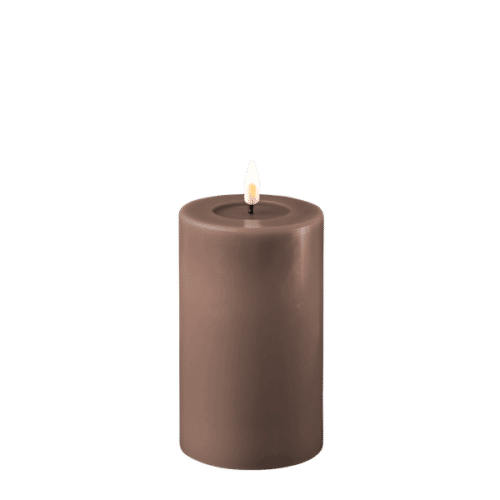 Blockljus LED Mocka Ø 7,5 x 12,5 cm