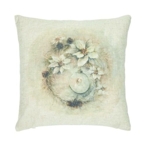 Kuddfodral Krans med Julkula