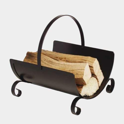 Vedkorg ÅMÅL, smidesjärn, svart