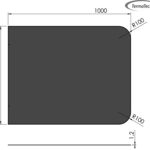 Golvplatta Fyrkant 800x1000 (800x1000mm)