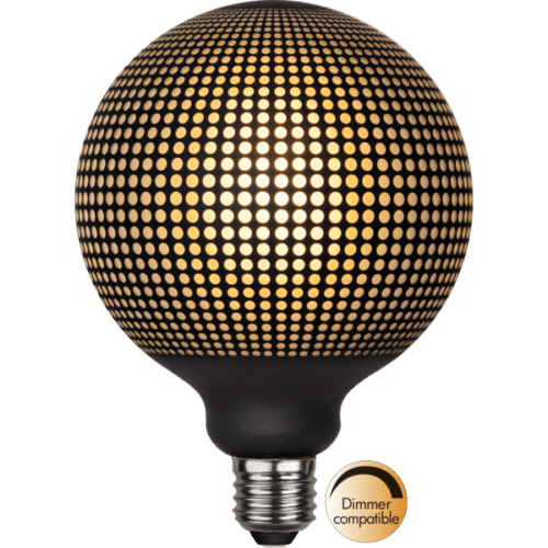 Star Trading LED-lampa E27 G125 Graphic