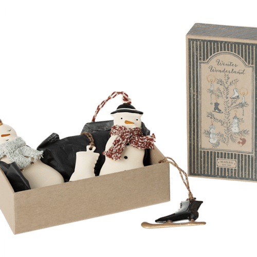 Maileg Metall Prydnads set - Winter Wonderland