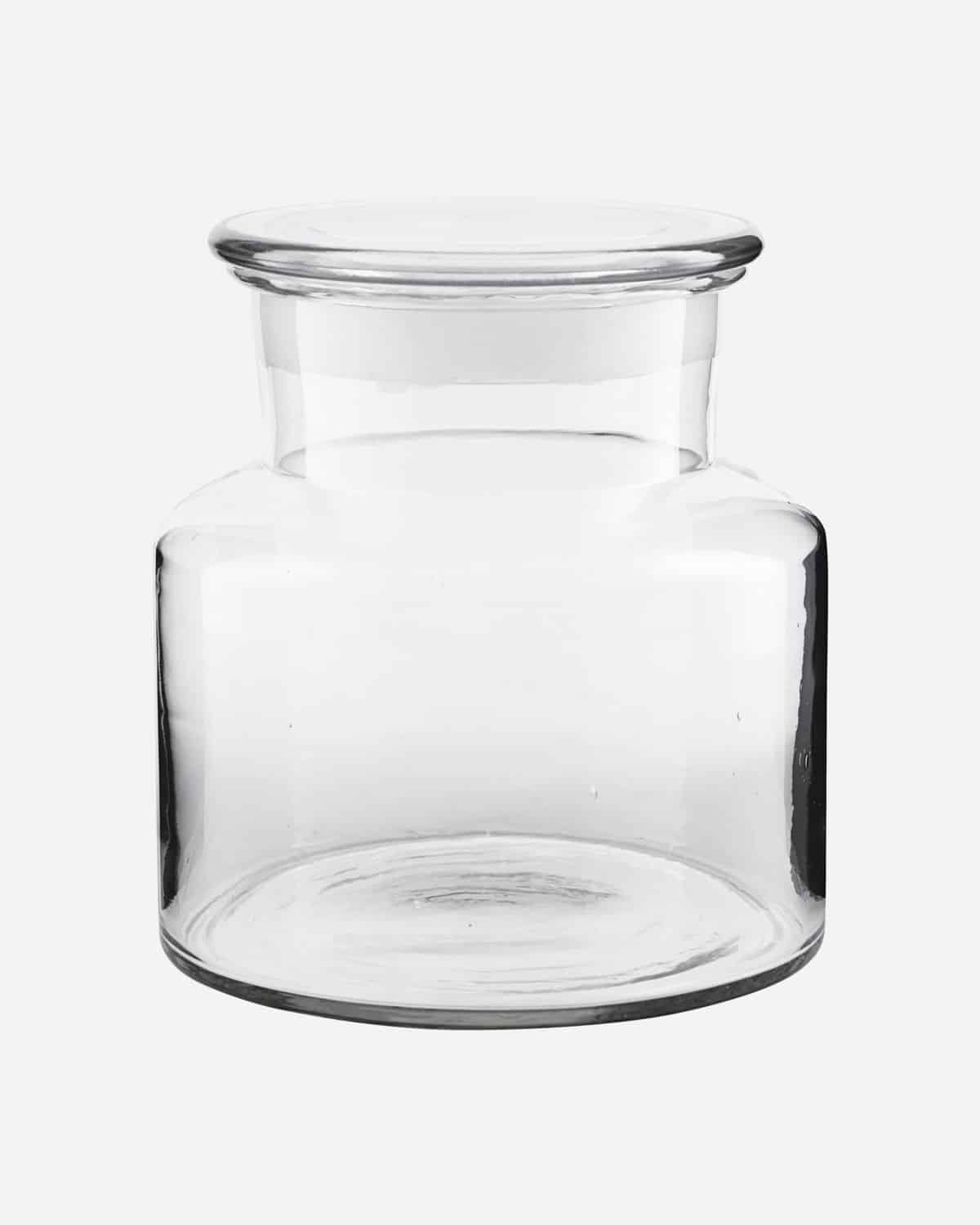 House Doctor Glasburk med lock Farma Klarglas