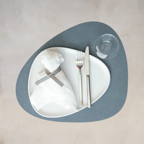 Table Mat Curve L Hippo Light Blue