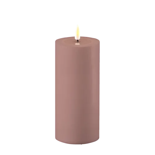 Utomhus Blockljus LED Rosa Ø 7,5 x15 cm