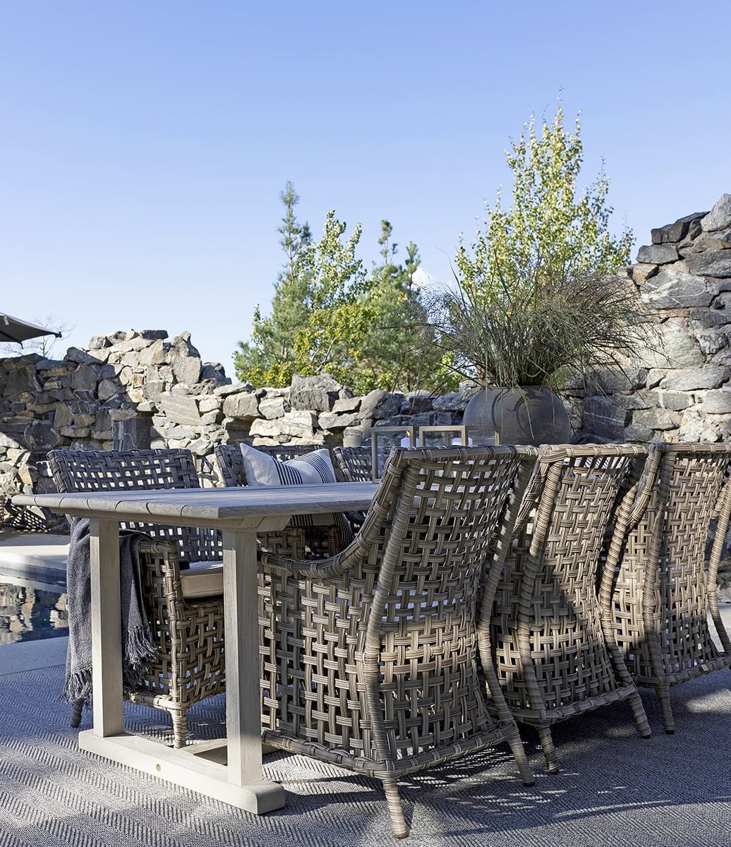 Artwood Matstol Malaga Konstrotting Grå - Bild 2