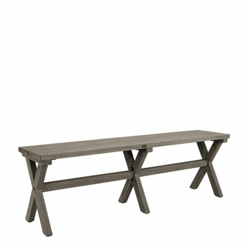 Artwood - Cross Bänk 160cm Charcoal Teak