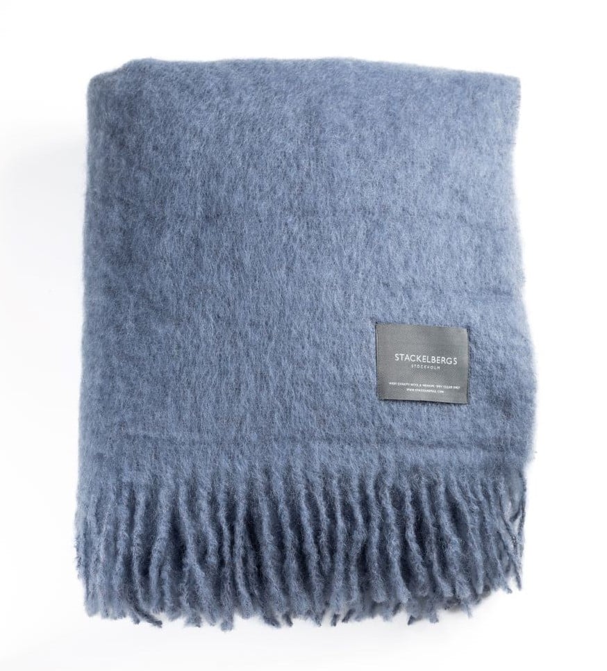 Stackelbergs Pläd Mohair Pilaster