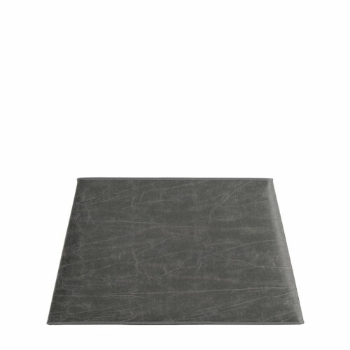 Artwood Lampskärm Läder rektangulär varmgrå